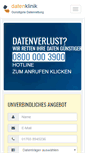 Mobile Screenshot of daten-klinik.com